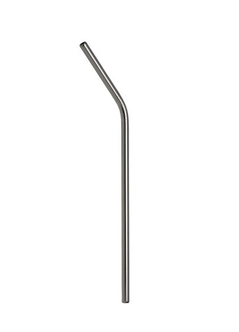 Трубочка для коктейлей многоразовая металлическая трубочка изогнутая 21,5 см для напитков сока REMY-DECOR (277756464)