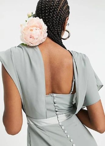 Оливковое (хаки) платье Asos