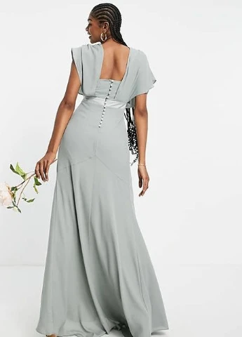 Оливковое (хаки) платье Asos