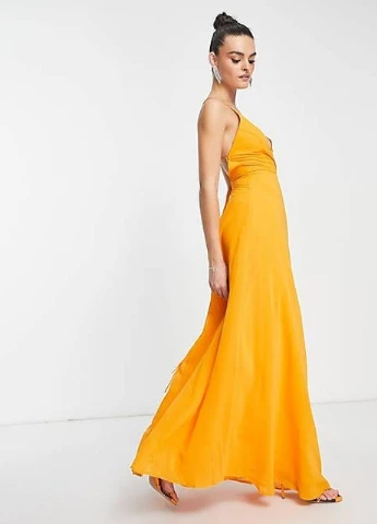 Помаранчева сукня Asos