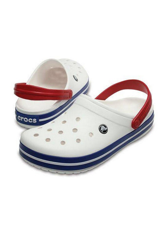 Сабо White / Blue Crocs crocband (277821138)