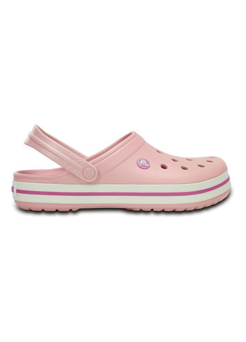 Сабо Pearl pink / Wild orchid Crocs crocband (277821142)