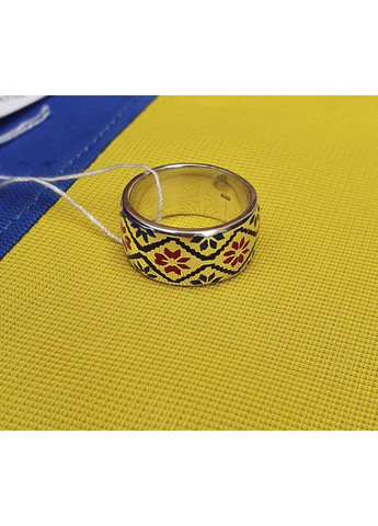 Каблучка Українська вишиванка 6375 SE Maxi Silver (277751245)