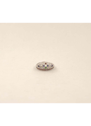 Кольцо в виде короны золотое 3474 SE Maxi Silver (277751251)