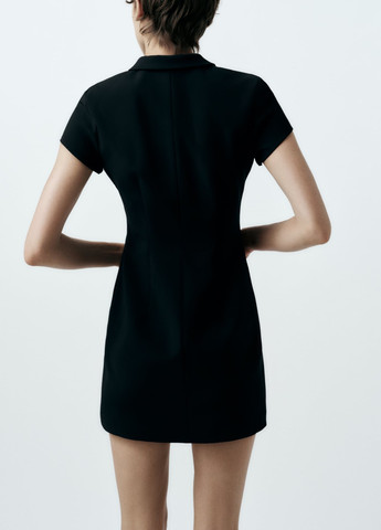 Чорна ділова сукня Zara однотонна