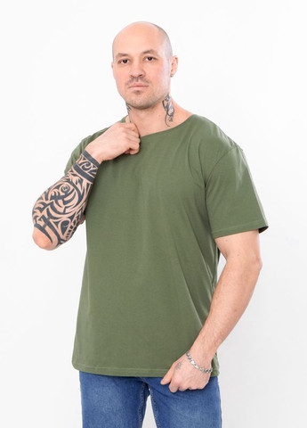 Зеленая футболка мужская с коротким рукавом Носи своє