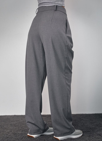 Классические брюки с акцентными пуговицами на поясе Lurex (277753314)