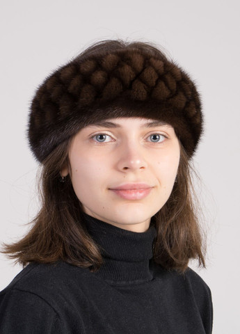 Женская повязка на голову из натурального меха норки Меховой Стиль повязка (277927605)