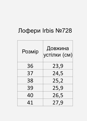 Женские туфли Irbis