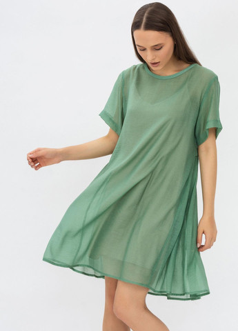 Зелена ділова сукня Lesia однотонна