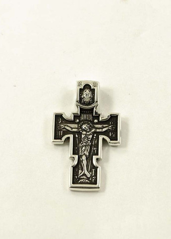 Крест Распятие Христово Архангел Михаил 8999 Maxi Silver (277757097)