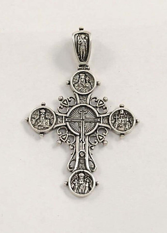 Хрест з іконами 7174 Maxi Silver (277757170)