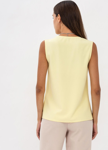 Желтая демисезонная блуза Lesia Морана 02