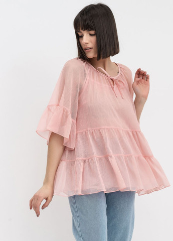 Розовая демисезонная блуза Lesia Изерт 32