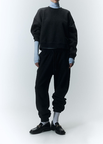 Темно-серые спортивные демисезонные брюки H&M