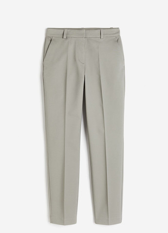 Светло-зеленые классические демисезонные брюки H&M