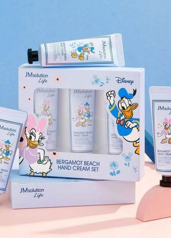 Набір кремів для рук з ароматом бергамоту Life Disney Disney Bergamot Beach Hand Cream Set, 3х50ml JMsolution (277812797)