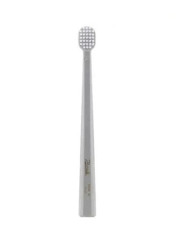 Зубна щітка середньої жорсткості Medium Toothbrush сіра Janeke (277813718)