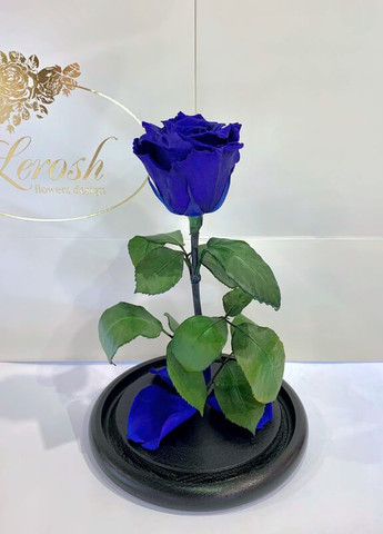 Синя троянда в колбі - Classic 27 см LEROSH (278020052)