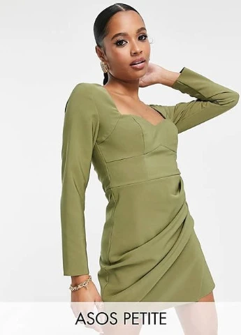 Оливковое (хаки) платье Asos