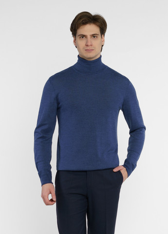 Синій зимовий светр чоловічий синій Arber Roll-neck FF AVT87