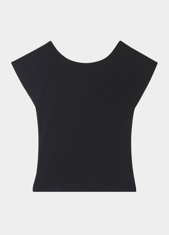 Чорна літня футболка жін Terranova