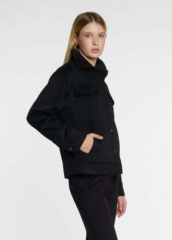Черная демисезонная куртка женская черная Arber Jacket shirt W1