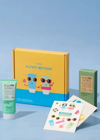 Набір сонцезахисних засобів Sunny Bennies Beauty Box 2*50 ml Benton (277974063)