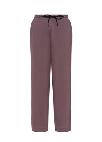 Фиолетовые кэжуал демисезонные прямые брюки Garne