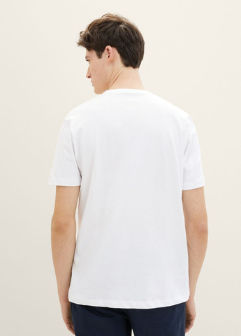 Белая футболка Tom Tailor