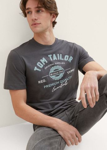 Серая футболка Tom Tailor