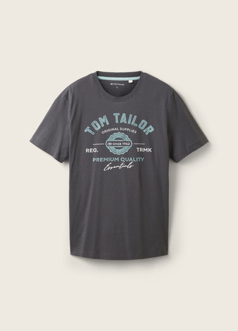 Сіра футболка Tom Tailor