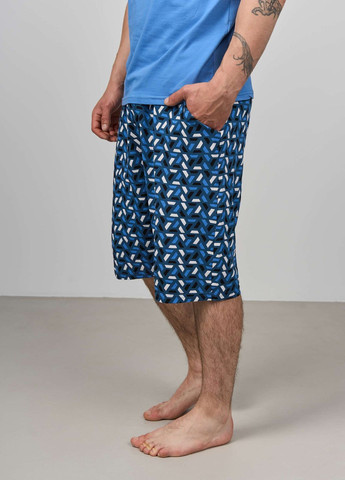 Чоловічий комплект із шортами у візерунок Tom John (277978488)