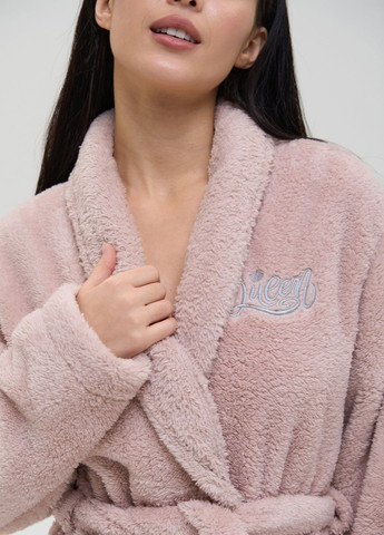 Теплый однотонный женский халат Queen Nicoletta (278015583)