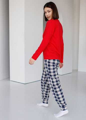 Червона жіночий комплект зі штанами Nicoletta