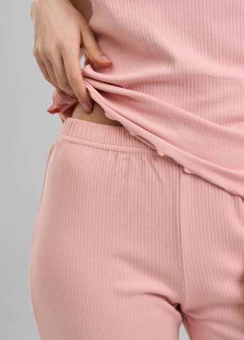 Персикова комплект жіночий штани+майка на бретелі Nicoletta