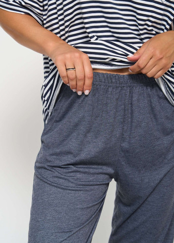 Темно-синя батальний комплект з капрі Nicoletta