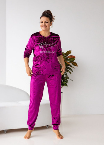 Фиолетовая батальный комплект со штанами Nicoletta