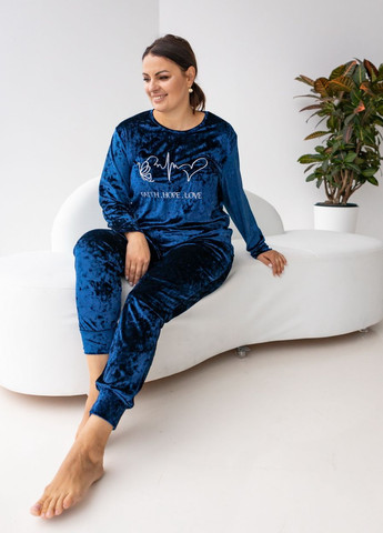 Синя батальний комплект із штанами Nicoletta