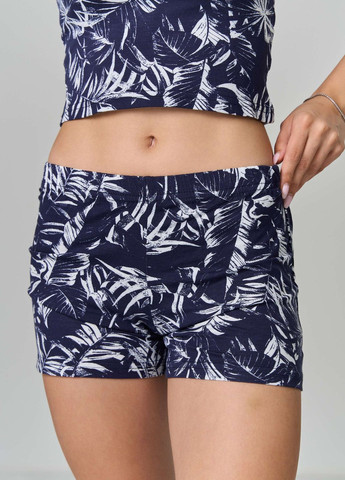 Темно-синяя комплект с мини-шортиками Nicoletta