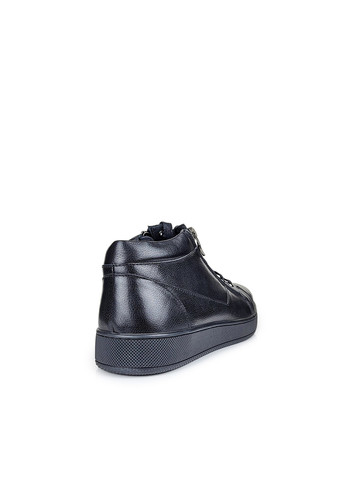 Черные зимние ботинки зимние мужские из натуральной кожи с натуральным мехом черные,,1616-1черкботме, 41 Ronny