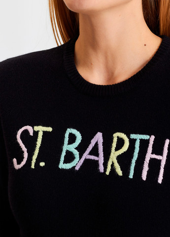 Чорний зимовий светр MC2 Saint Barth