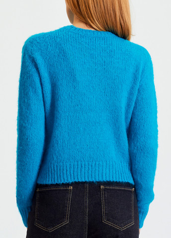 Синий зимний свитер MC2 Saint Barth