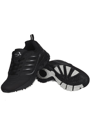 Черные демисезонные женские кроссовки 628d-2 Bona