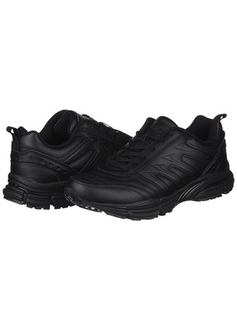 Черные демисезонные мужские кроссовки из кожи 884v Bona