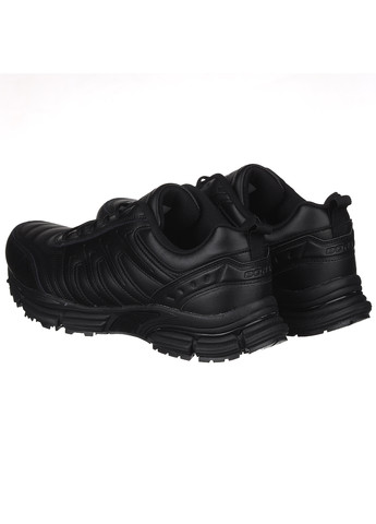 Чорні Осінні чоловічі кросівки зі шкіри 884v Bona