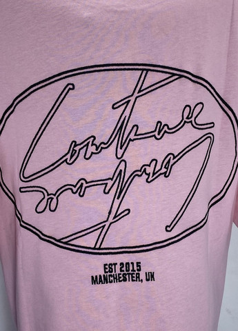 Розовая летняя футболка с коротким рукавом Couture