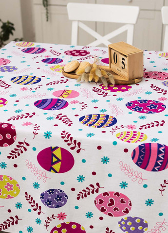 Скатерть льняная "Писанки" 1.5м х 1.5м (квадратная на круглый стол) Homedec - (278033172)