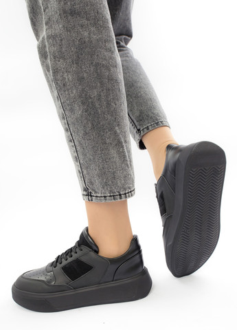Кроссовки женские Fashion чёрные (278039966)