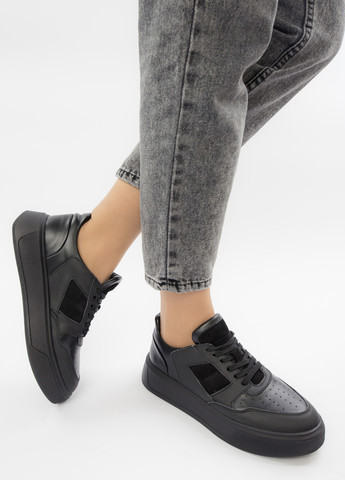 Кроссовки женские Fashion чёрные (278039966)